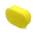 Yellow bath shower massage seaweed sponge